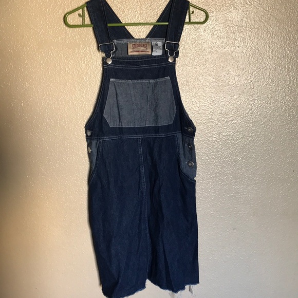 90s vintage denim pinafore - Picture 2 of 6